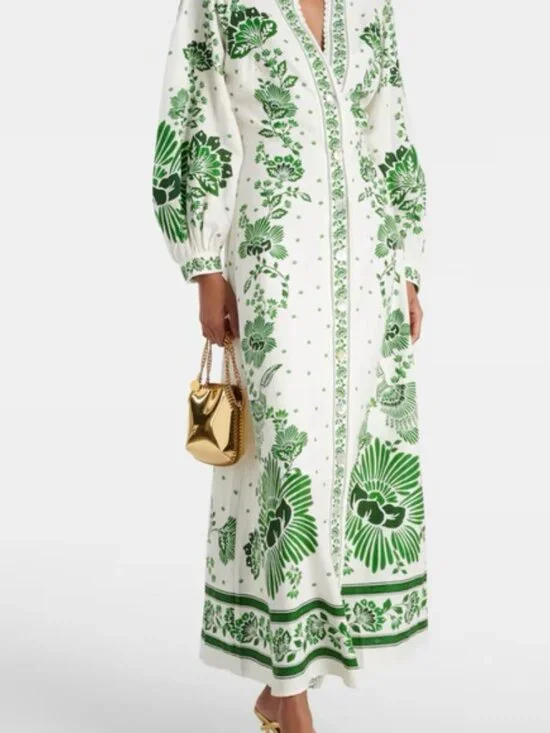 Farm Rio Forest soul off white maxi dress - Picture 4 of 6